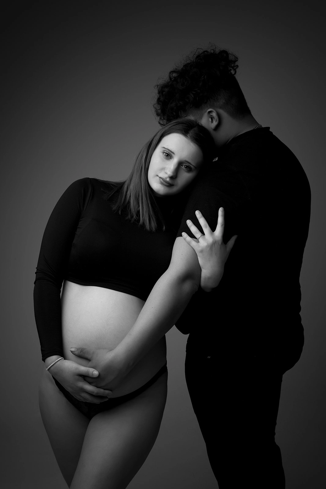 Dressing grossesse mis à disposition pour la séance photo